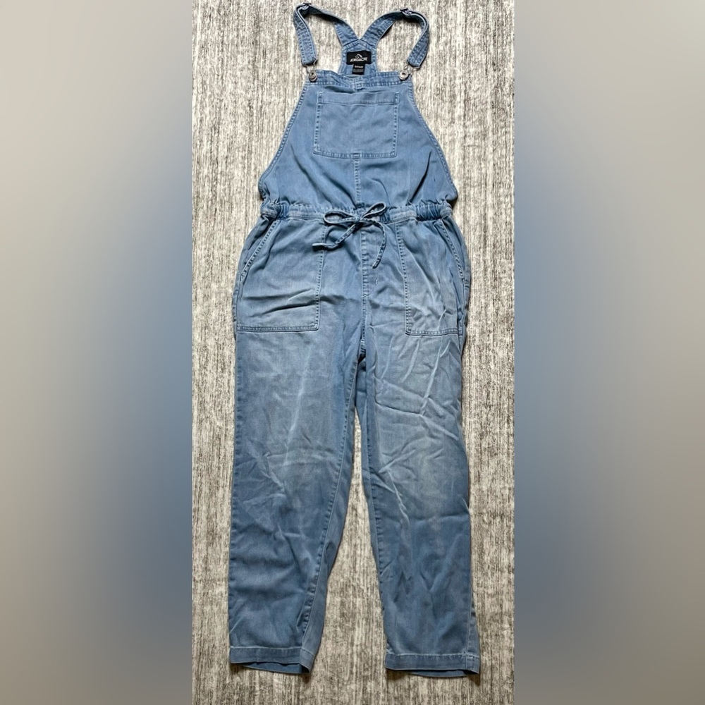 Jordache Light Wash Denim Overalls Adjustable Strap Tapered Utility Small